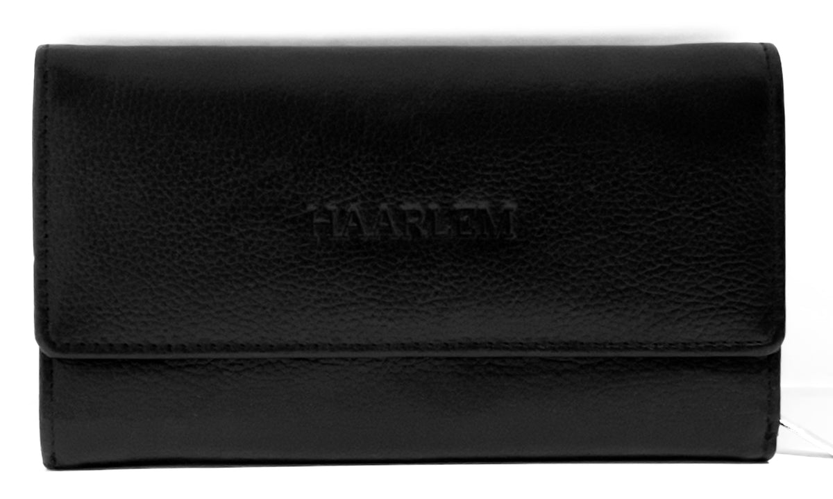 HAARLEM Women PIELE 25251 Leather Wallet Black