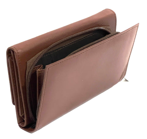 HAARLEM Women PIELE 25250 Leather Wallet Brown