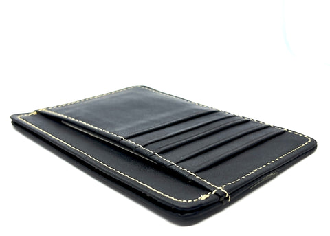 HAARLEM Unisex KUZE 21660 Leather Cardholder Black