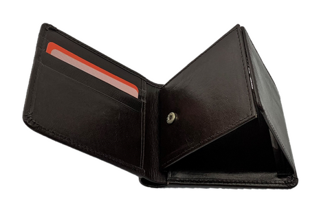 HAARLEM Men KUZE 23250 Leather Wallet Black