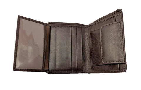 HAARLEM Men KUZE 23880 Leather Wallet Brown