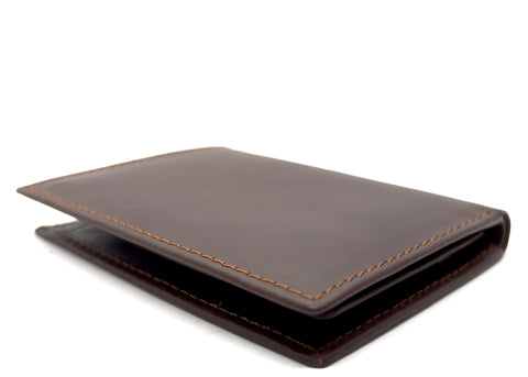 HAARLEM Men KUZE 21250 leather Mini Wallet Brown