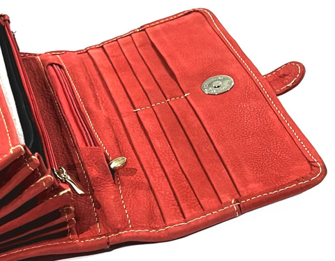 HAARLEM Women KOZA 26810 Leather Wallet Red