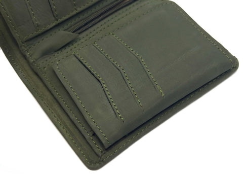HAARLEM Men DERMA 23861 Leather Wallet Olive Green