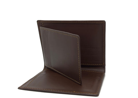 HAARLEM Men KUZE 21250 leather Mini Wallet Brown