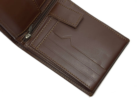HAARLEM Men KUZE 29501 Leather Wallet Brown