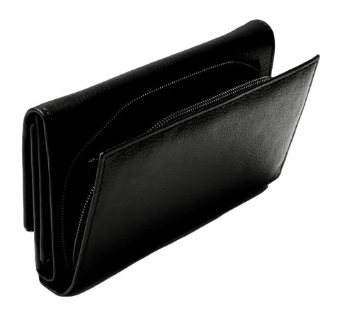 HAARLEM Women PIELE 25251 Leather Wallet Black