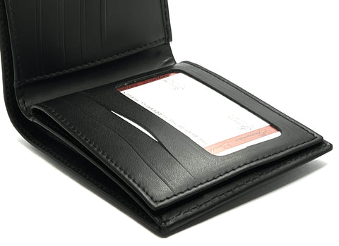 HAARLEM Men LADER 28750 Leather Wallet Black