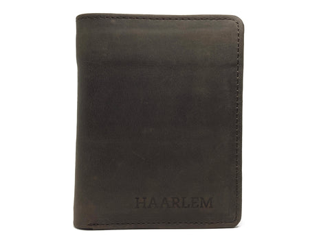 HAARLEM Men DERMA 23860 Leather Wallet Brown