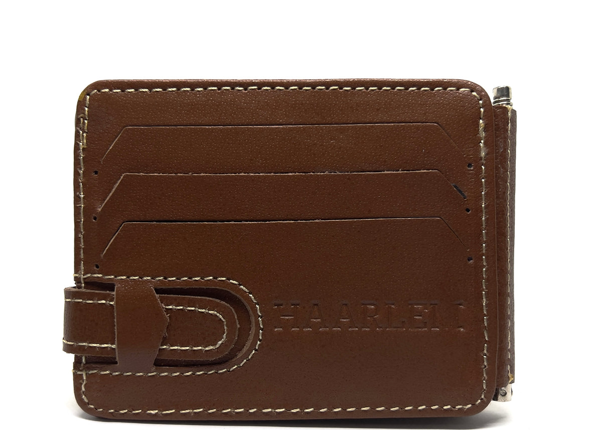 Buy Metro Brown Casual Leather Money Clip Wallet for Men Online At