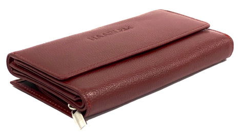 HAARLEM Women PIELE 25252 Leather Wallet Red