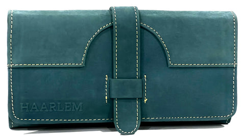 HAARLEM Women KOZA 26812 Leather Wallet Blue