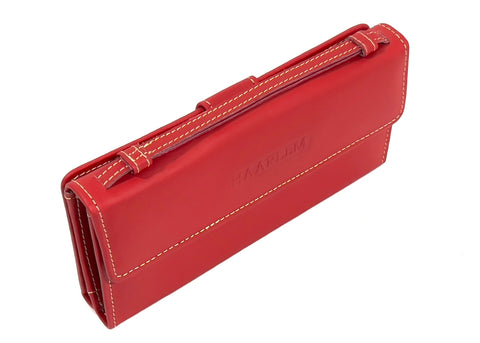 HAARLEM Women DERI 26701 Leather Wallet Red