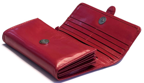 HAARLEM Women KOZA 26801 Leather Wallet Red