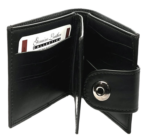 HAARLEM Men LADER 28750 Leather Wallet Black