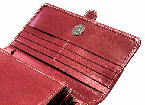 HAARLEM Women KOZA 26815 Leather Wallet Red