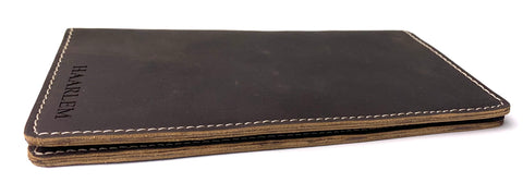 HAARLEM Women DERMA 24850 Long Leather Wallet Brown