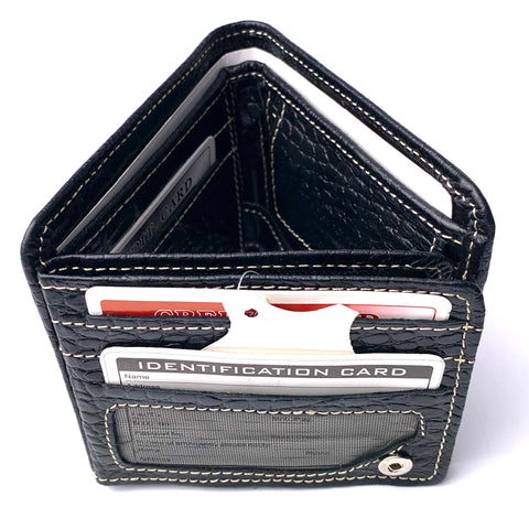 HAARLEM Men KUZE 29400 Leather Wallet Black
