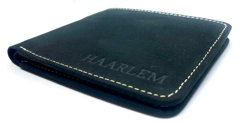 HAARLEM Men DERMA 22450 Leather Wallet Black