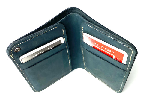 HAARLEM Men DERMA 24883 Leather Wallet Blue