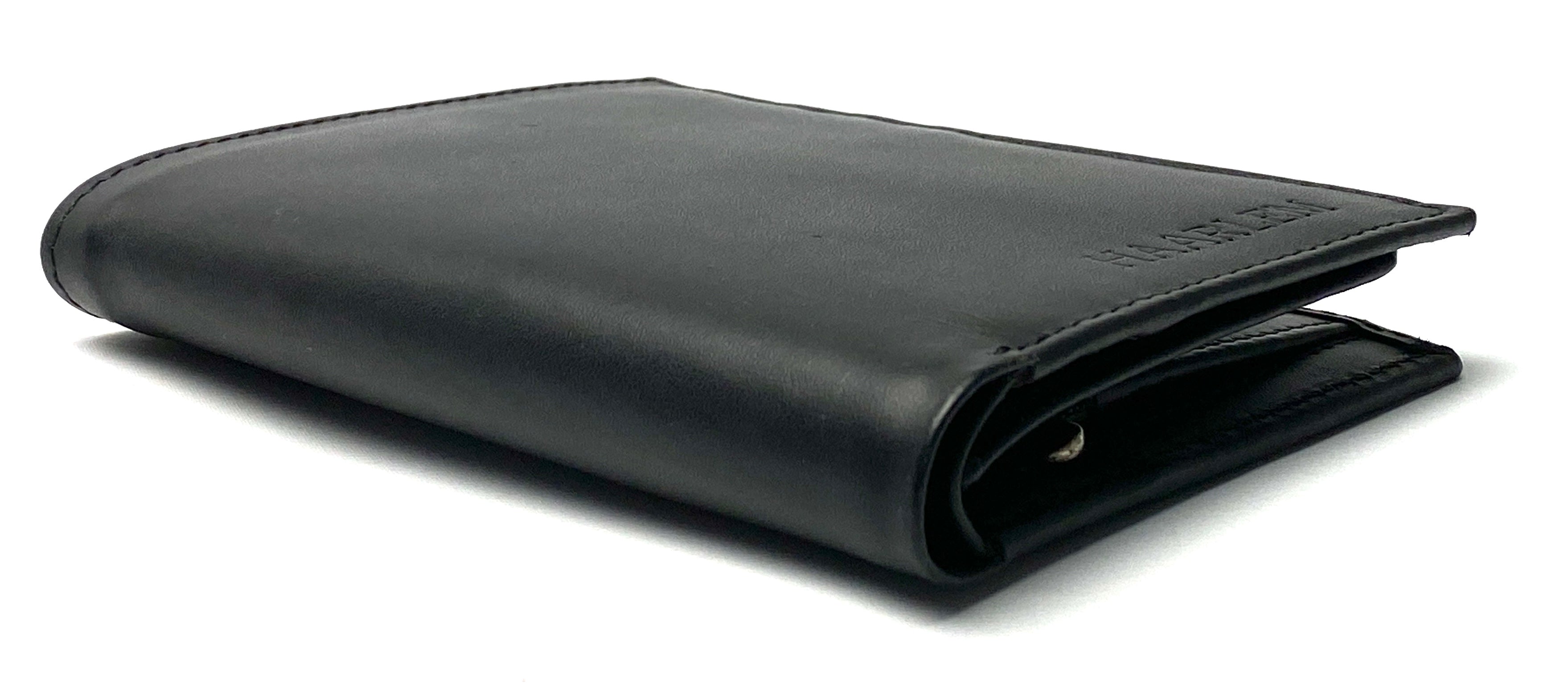 HAARLEM Men KUZE 24950 Leather Wallet Black