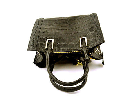 HAARLEM Women KUZE 25000 Leather Crossbody Bag Black